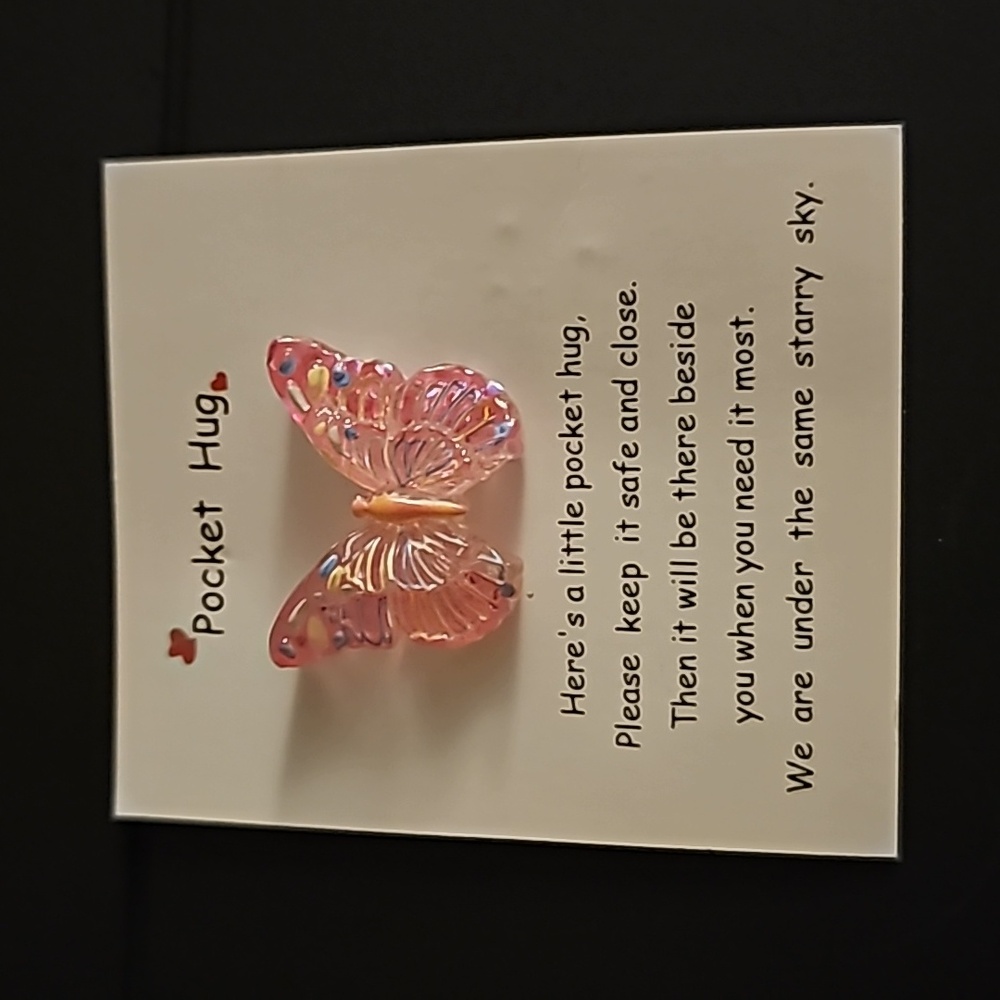 Pocket Hug Butterfly 🦋 Pink